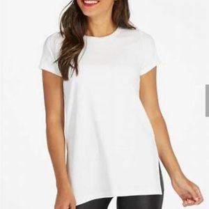 Spanx short sleeve tee with side slits
